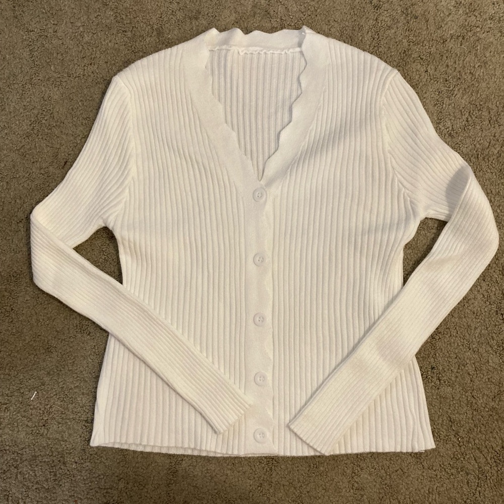 White Cardigan